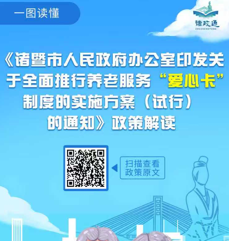 【圖文解讀】諸暨市人民政府辦公室印發《關于全面推行養老服務“愛心卡”制度的實施方案（試行）》的通知政策解讀